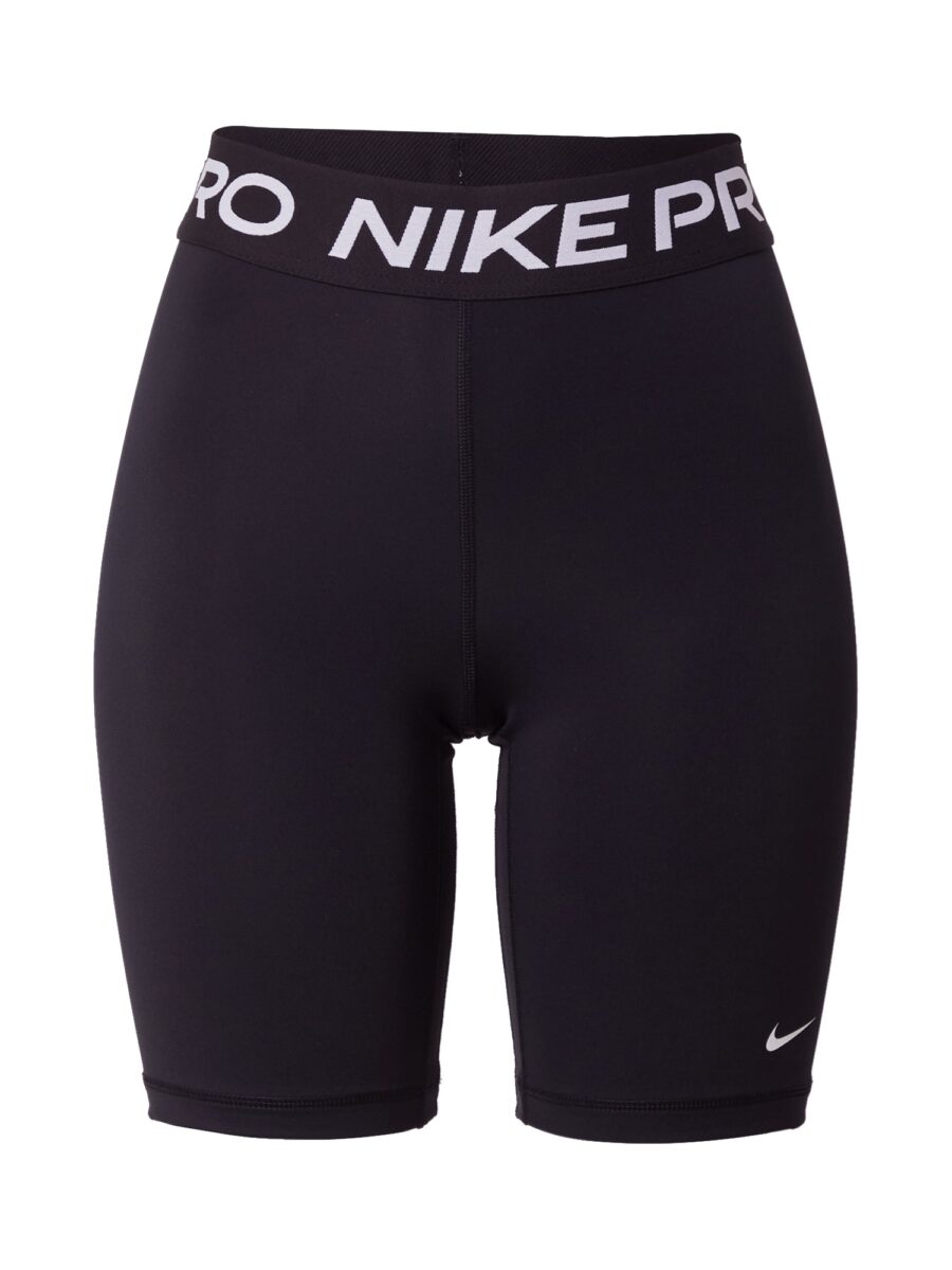 NIKE Sportnadrágok  fekete / fehér-hu