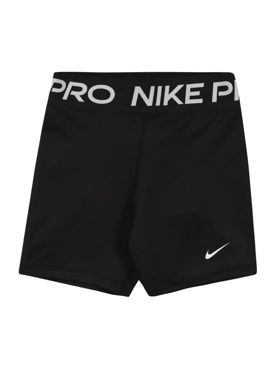 NIKE Sportnadrágok  fekete / fehér-hu