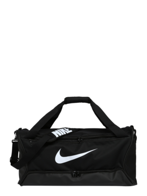 NIKE Sporttáska 'Brasilia 9.5'  fekete / fehér-Hungary