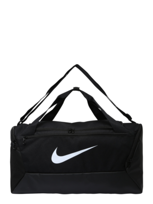 NIKE Sporttáska 'Brasilia 9.5'  fekete / természetes fehér-Hungary