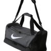 NIKE Sporttáska 'Brasilia 9.5'  szürke / fekete / fehér-Hungary