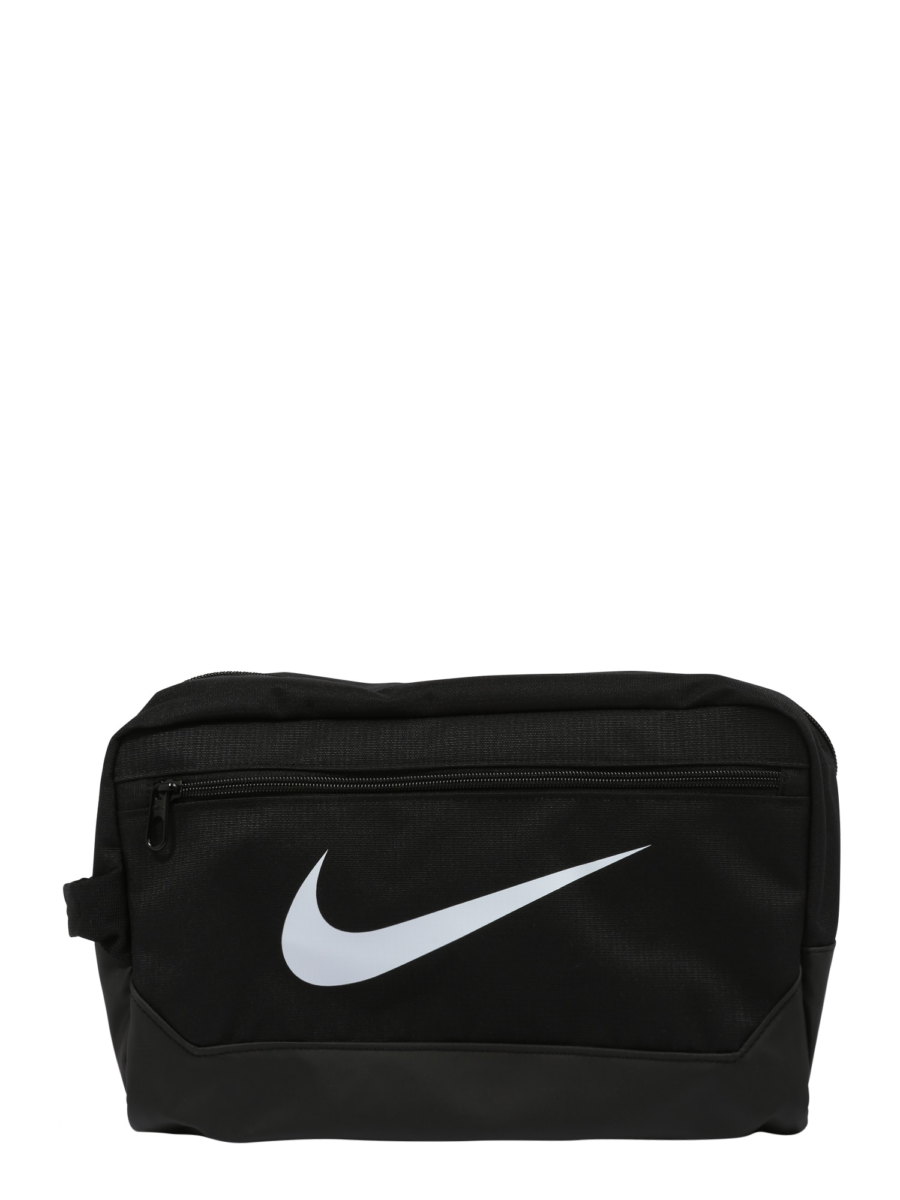 NIKE Sporttáska 'Brasilia'  fekete / fehér-Hungary
