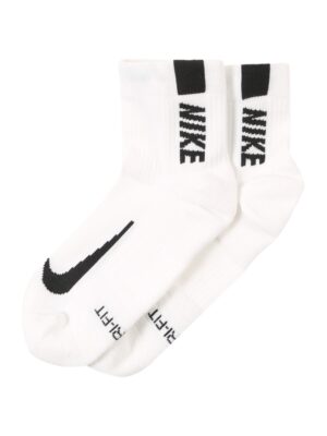 NIKE Sportzoknik 'Multiplier'  fekete / fehér-hu