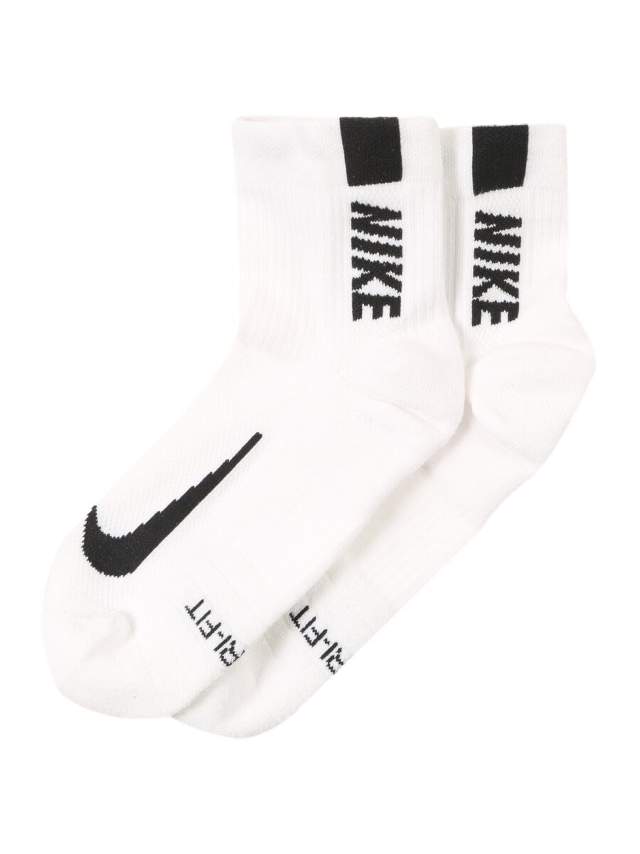 NIKE Sportzoknik 'Multiplier'  fekete / fehér-hu