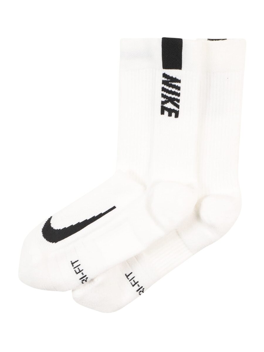 NIKE Sportzoknik 'Multiplier'  fekete / fehér-hu