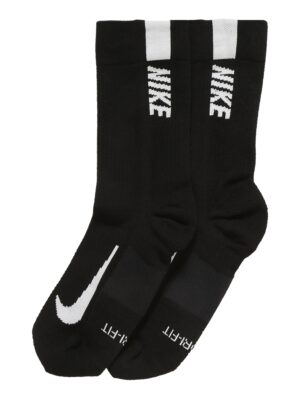NIKE Sportzoknik 'Multiplier'  sötétszürke / fekete / fehér-hu