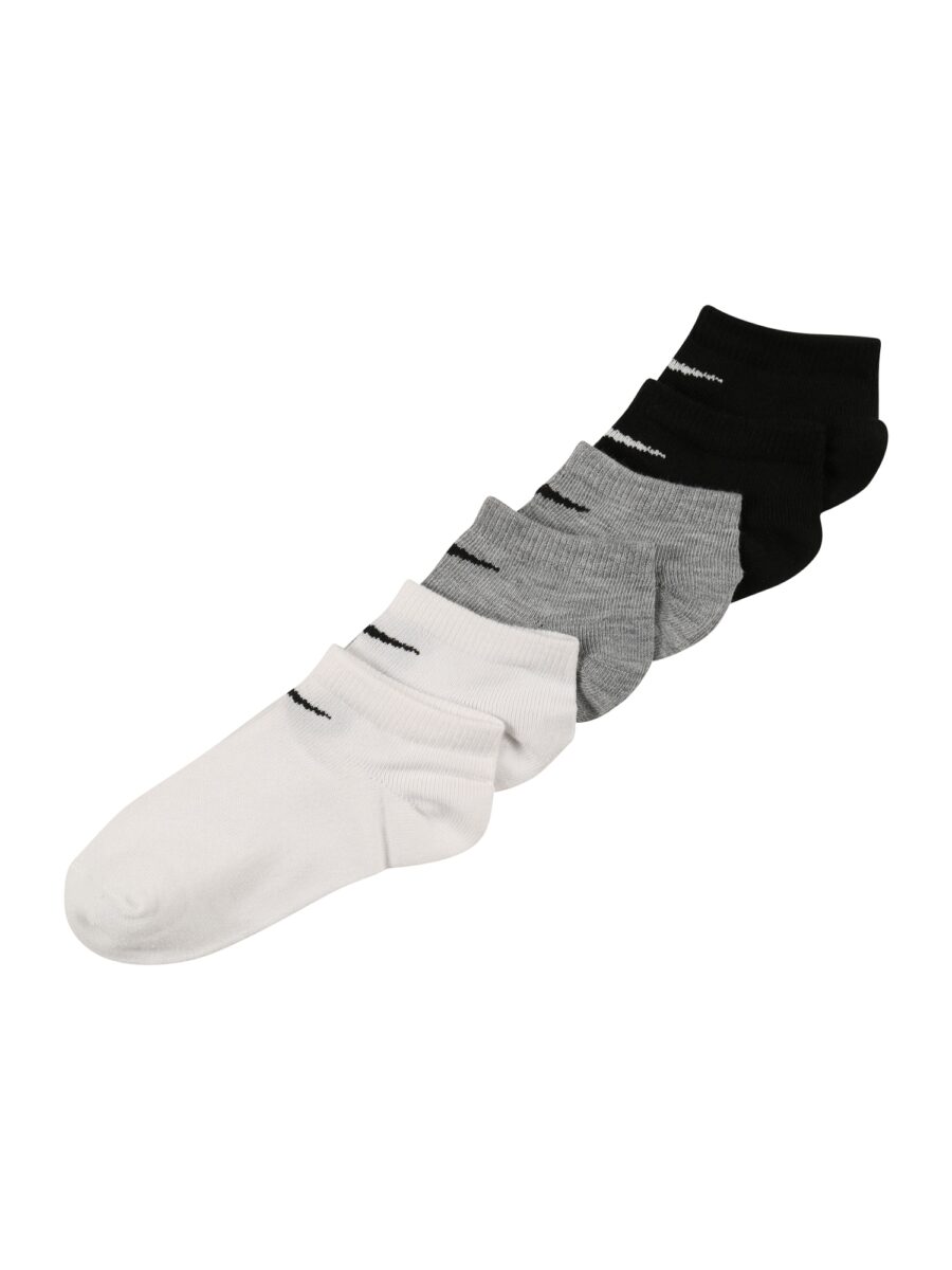 NIKE Sportzoknik  szürke melír / fekete / fehér-hu