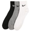 NIKE Sportzoknik  szürke melír / fekete / fehér-hu
