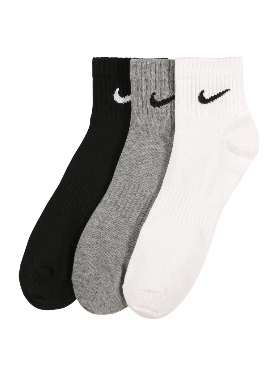 NIKE Sportzoknik  szürke melír / fekete / fehér-hu