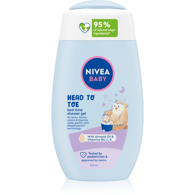 NIVEA BABY Bed Time tusfürdő gél testre és hajra 200 ml-Ár