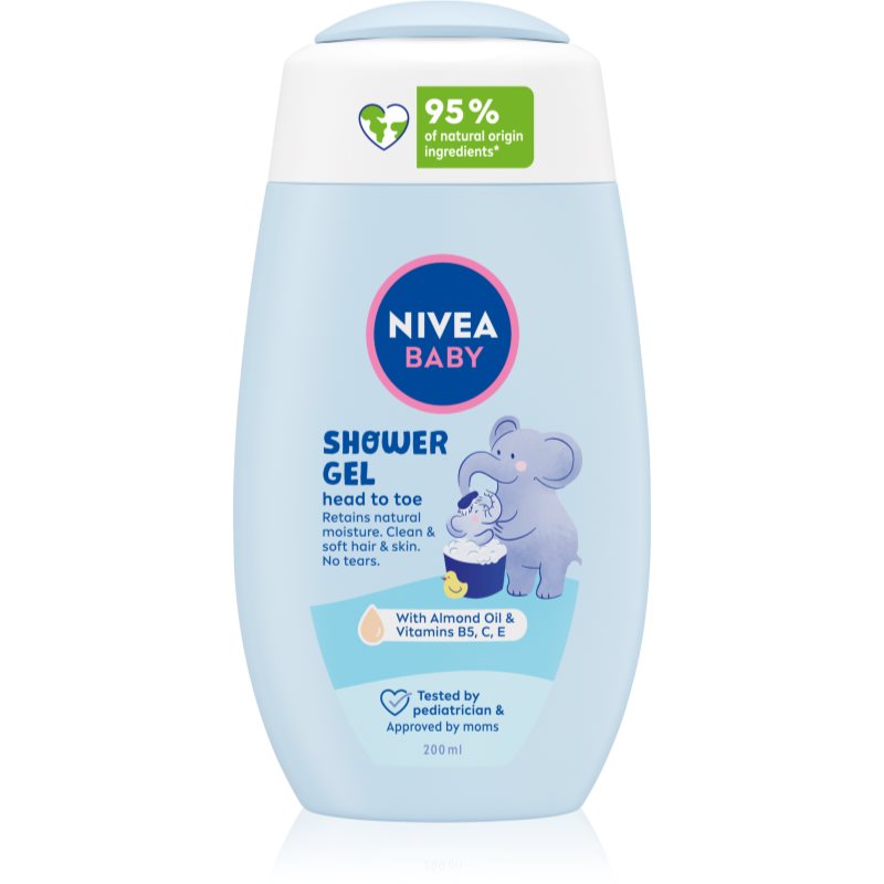 NIVEA BABY tusfürdő gél testre és hajra 200 ml-Ár