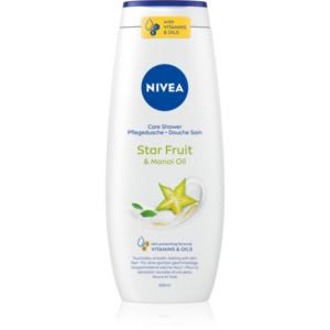 NIVEA Care Shower Star Fruit & Monoi Oil hidratáló tusoló gél 500 ml-ár