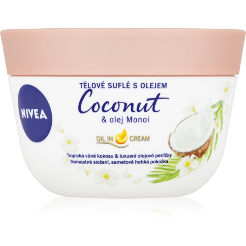 NIVEA Coconut & Monoi Oil testápoló szuflé 200 ml-Eredeti