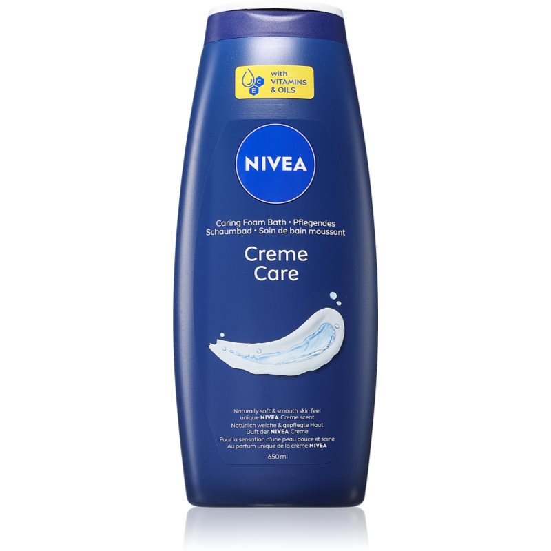 NIVEA Creme Care krémes fürdőhab 650 ml-ár