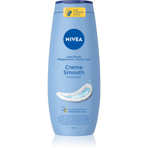 NIVEA Creme Smooth krémes tusoló gél 500 ml-Eredeti