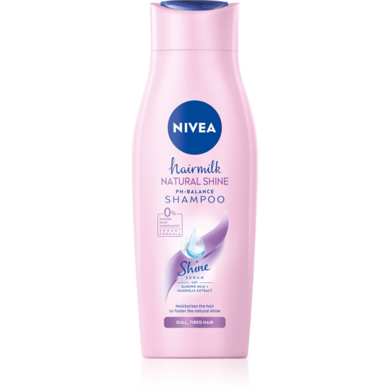 NIVEA Hairmilk Natural Shine ápoló sampon 400 ml-Eredeti