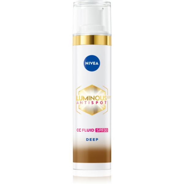 NIVEA Luminous 630 Anti Spot élénkítő CC krém SPF 30 árnyalat Deep 40 ml-Ár