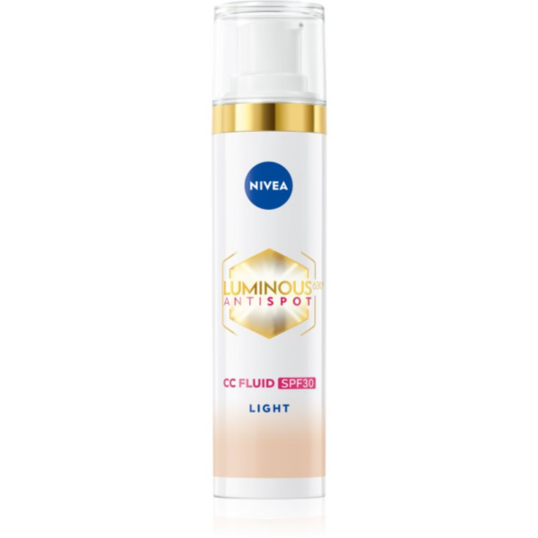 NIVEA Luminous 630 Anti Spot élénkítő CC krém SPF 30 árnyalat Light 40 ml-Ár