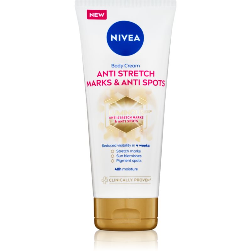 NIVEA Luminous 630 tápláló testápoló krém striák ellen 200 ml-Ár