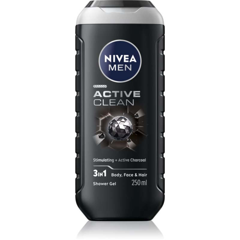 NIVEA MEN Active Clean tusfürdő gél uraknak 250 ml-Eredeti