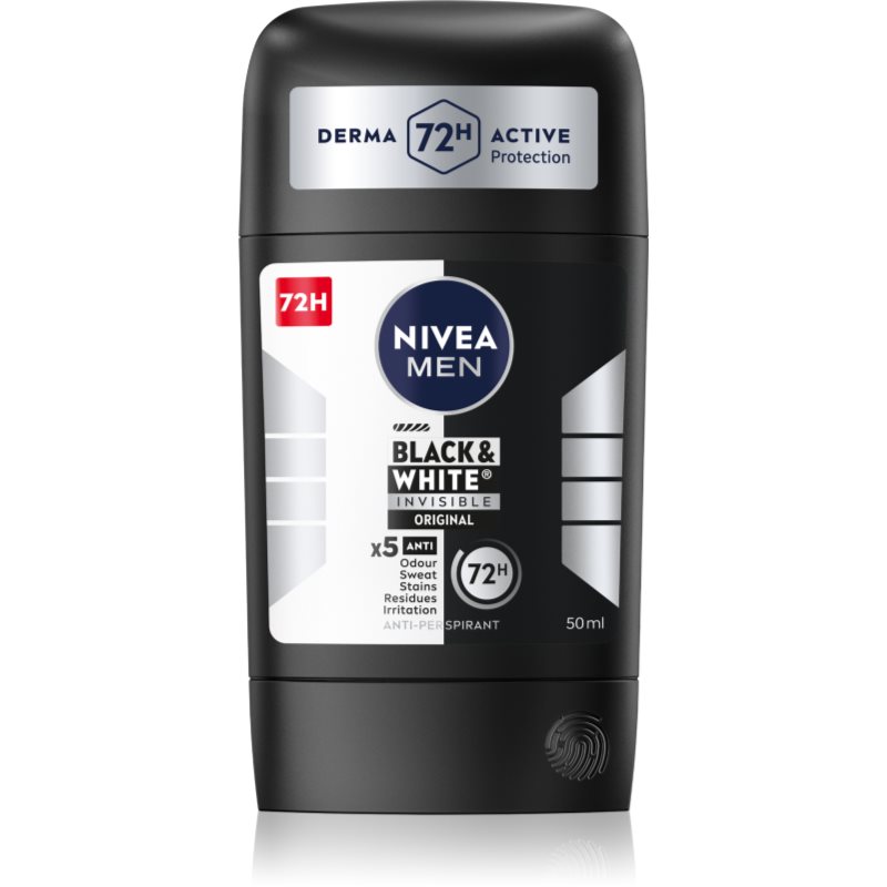 NIVEA MEN Black & White Invisible Original izzadásgátló stift uraknak 50 ml-Ár