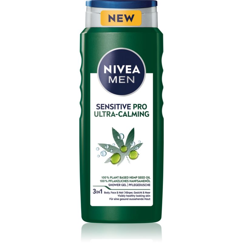 NIVEA MEN Sensitive Pro Ultra Calming tusfürdő gél arcra