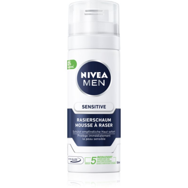 NIVEA MEN Sensitive borotválkozási hab uraknak 50 ml-Ár