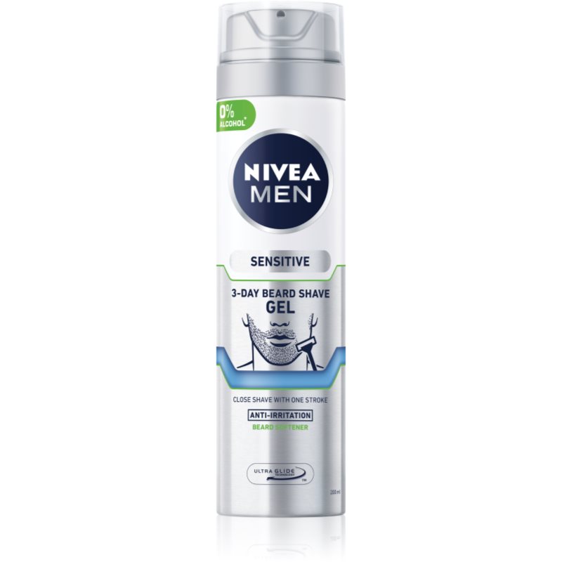 NIVEA MEN Sensitive nyugtató borotválkozó gél 200 ml-Eredeti