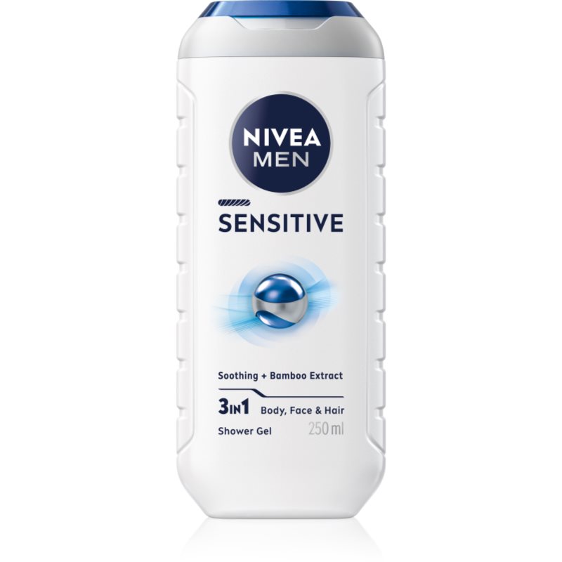 NIVEA MEN Sensitive tusfürdő gél uraknak 250 ml-Eredeti