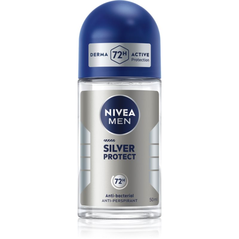 NIVEA MEN Silver Protect golyós izzadásgátló uraknak 50 ml-Eredeti
