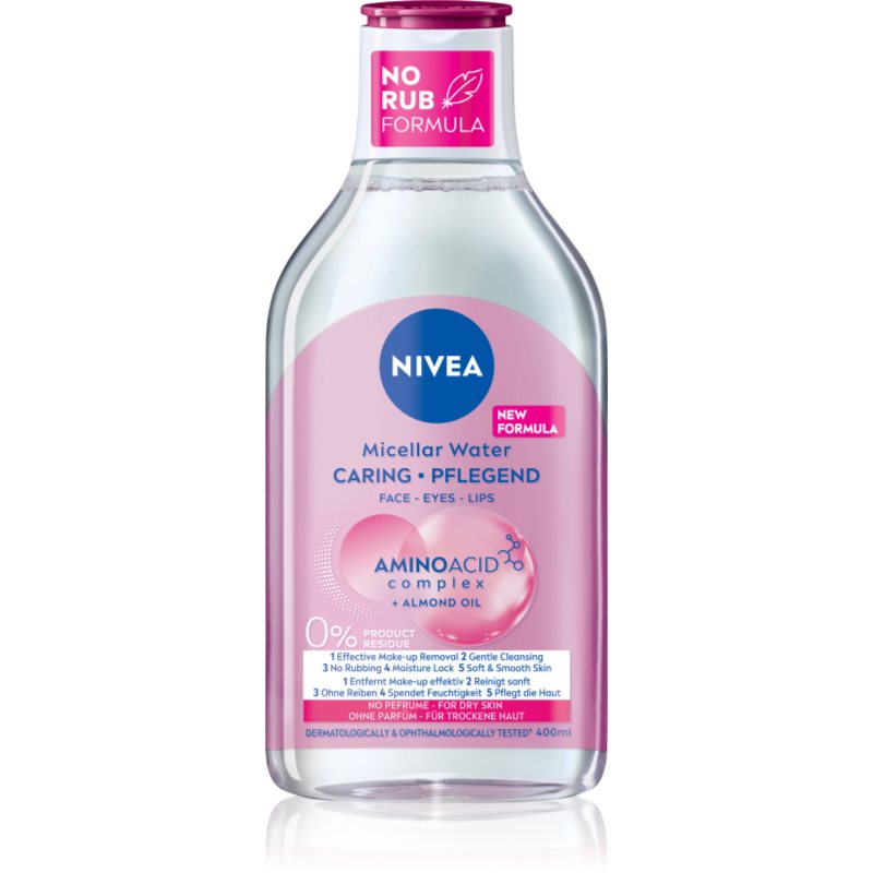 NIVEA Micellar Caring gyengéd micellás víz 400 ml-ár