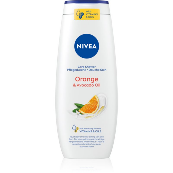NIVEA Orange & Avocado Oil ápoló tusoló gél 500 ml