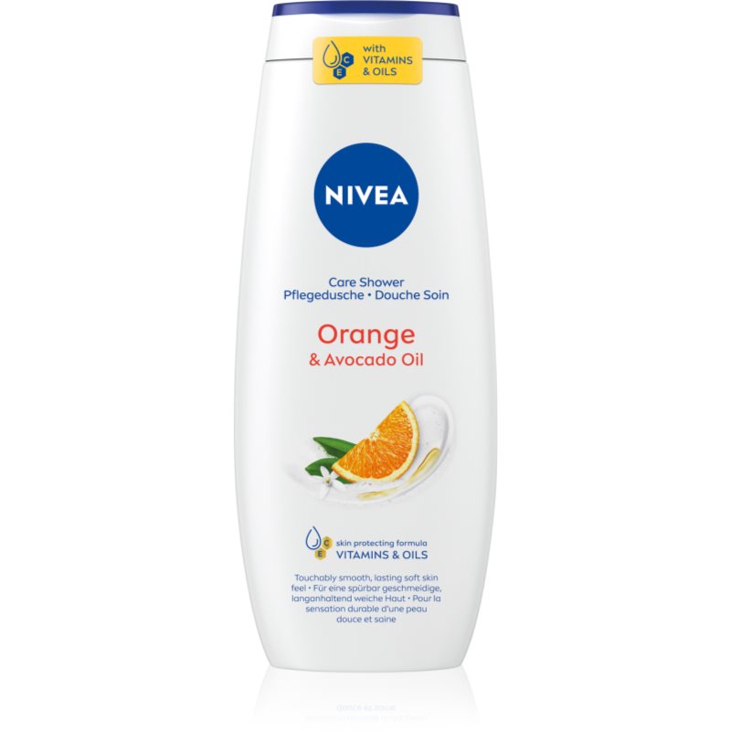 NIVEA Orange & Avocado Oil ápoló tusoló gél 500 ml