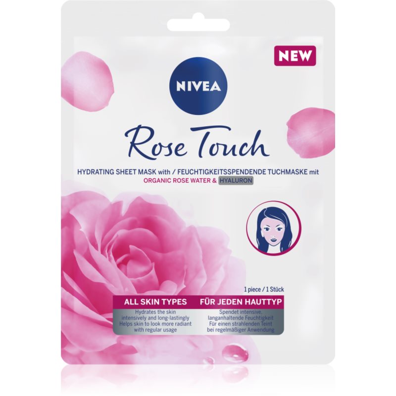 NIVEA Rose Touch hidratáló gézmaszk 1 db-Ár