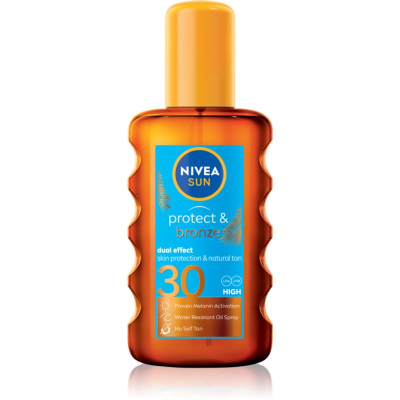 NIVEA SUN Protect & Bronze száraz olaj napozáshoz SPF 30 200 ml-Ár