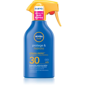 NIVEA SUN Protect & Moisture hidratáló napozó spray SPF 30 270 ml-ár