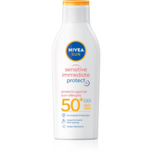 NIVEA SUN Sensitive Immediate naptej érzékeny bőrre SPF 50+ 200 ml-ár