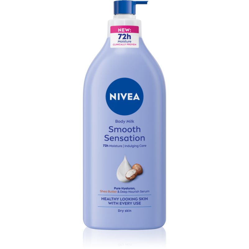 NIVEA Smooth Sensation hidratáló testápoló tej száraz bőrre 625 ml-Ár