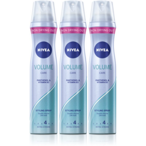 NIVEA Volume Care hajlakk dúsabb hatásért 3 x 250 ml