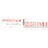 NOBEA Accessories Nail File körömmatrica Red & pink 1 db-Ár