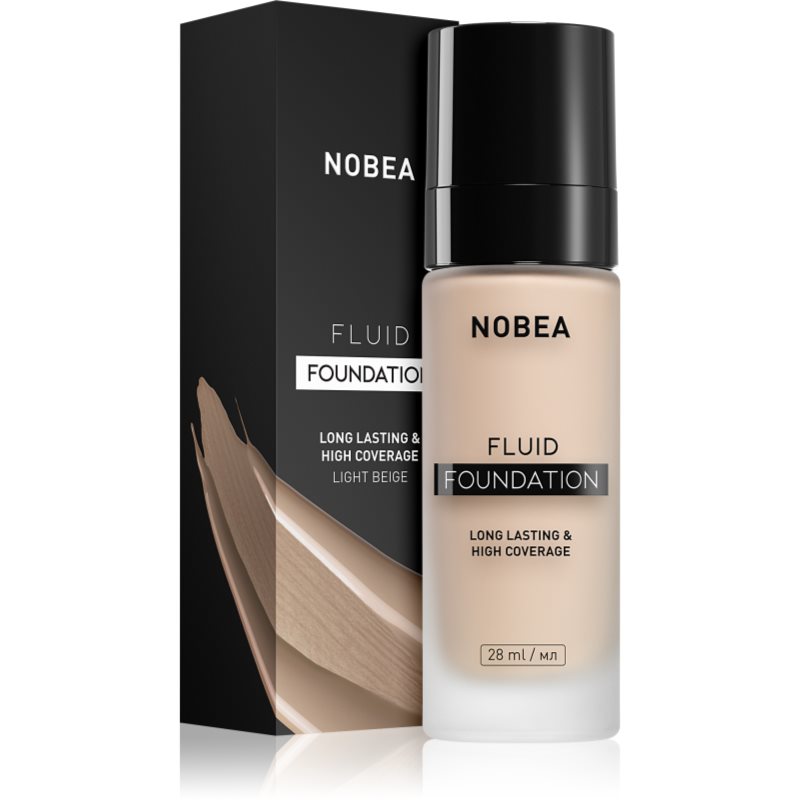 NOBEA Day-to-Day Fluid Foundation tartós alapozó árnyalat Soft beige 07 28 ml-Ár