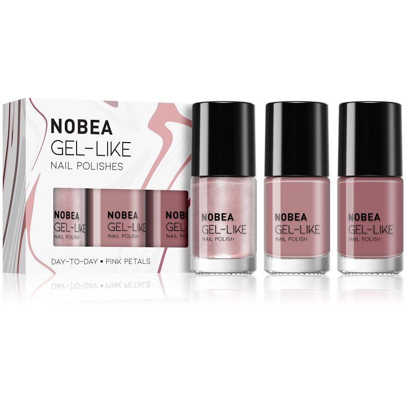 NOBEA Day-to-Day Fresh Frost Set körömlakk szett Pink Petals-Ár