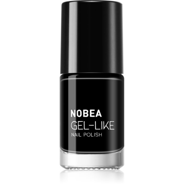 NOBEA Day-to-Day Gel-like Nail Polish körömlakk géles hatással árnyalat Black sapphire #N22 6 ml-Ár
