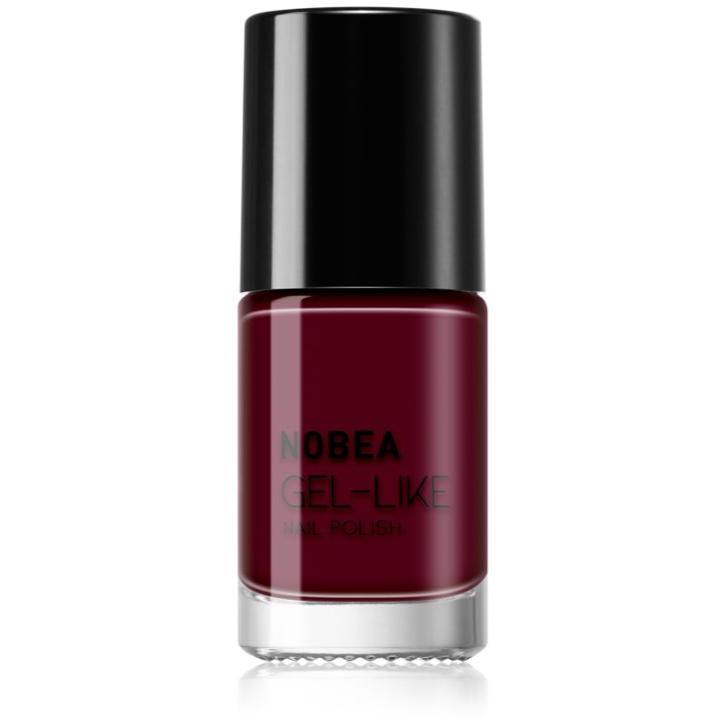 NOBEA Day-to-Day Gel-like Nail Polish körömlakk géles hatással árnyalat Dark cherry #N09 6 ml-Ár
