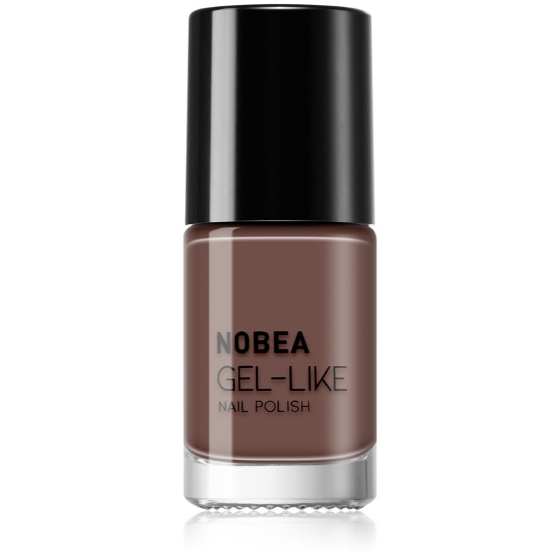 NOBEA Day-to-Day Gel-like Nail Polish körömlakk géles hatással árnyalat Dark mocha #N06 6 ml-Ár