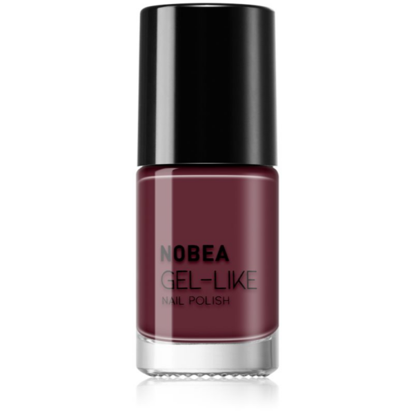 NOBEA Day-to-Day Gel-like Nail Polish körömlakk géles hatással árnyalat Dark orchid #N47 6 ml-Ár