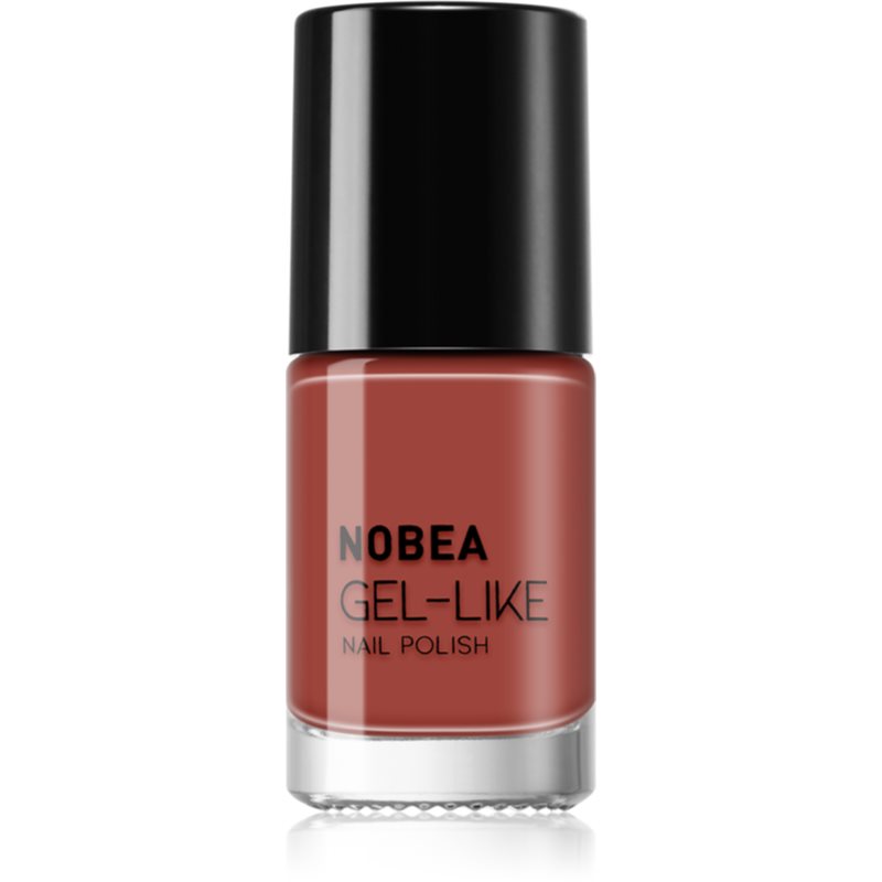 NOBEA Day-to-Day Gel-like Nail Polish körömlakk géles hatással árnyalat Fired brick #N15 6 ml-Ár