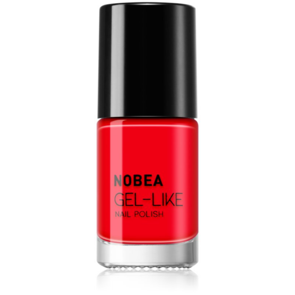 NOBEA Day-to-Day Gel-like Nail Polish körömlakk géles hatással árnyalat Ladybug red #N08 6 ml-Ár