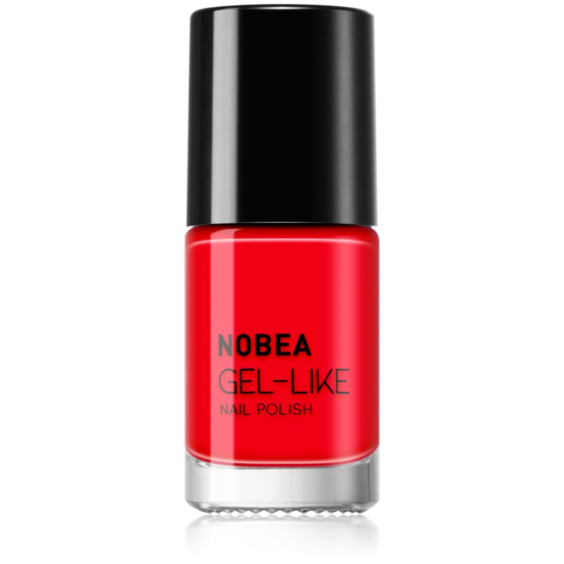 NOBEA Day-to-Day Gel-like Nail Polish körömlakk géles hatással árnyalat Ladybug red #N08 6 ml-Ár