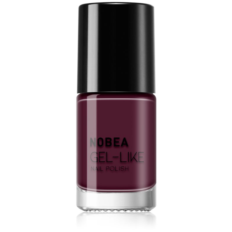 NOBEA Day-to-Day Gel-like Nail Polish körömlakk géles hatással árnyalat Maroon red #N46 6 ml-Ár